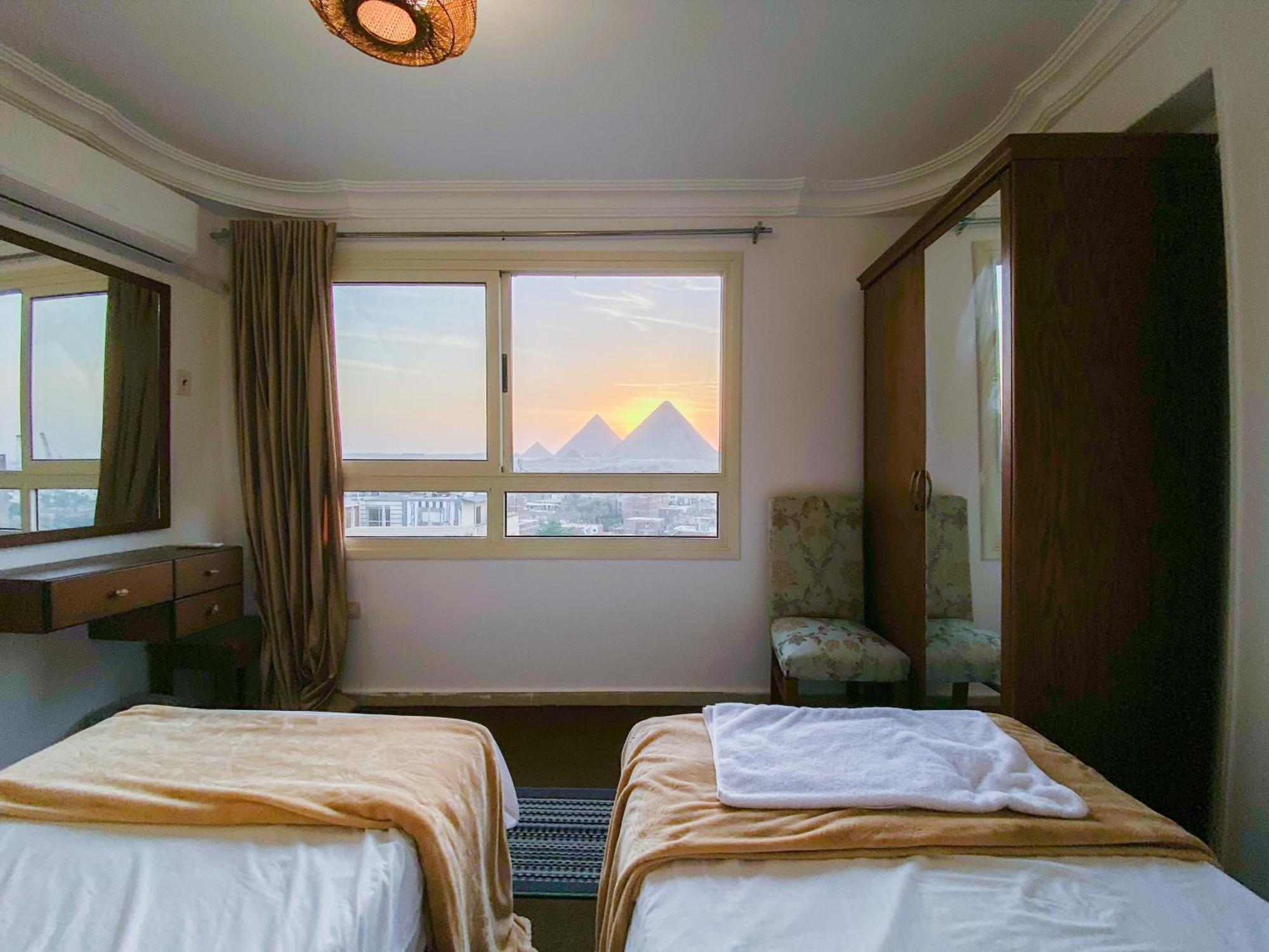Oscar Pyramids View Otel Nazlet el-Sîsi Dış mekan fotoğraf