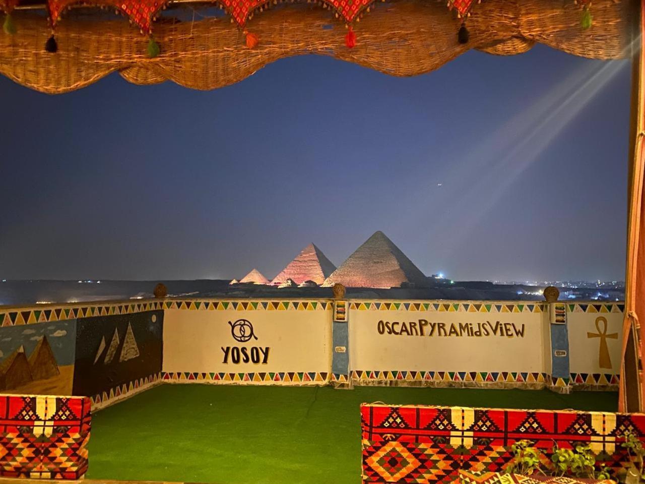 Oscar Pyramids View Otel Nazlet el-Sîsi Dış mekan fotoğraf