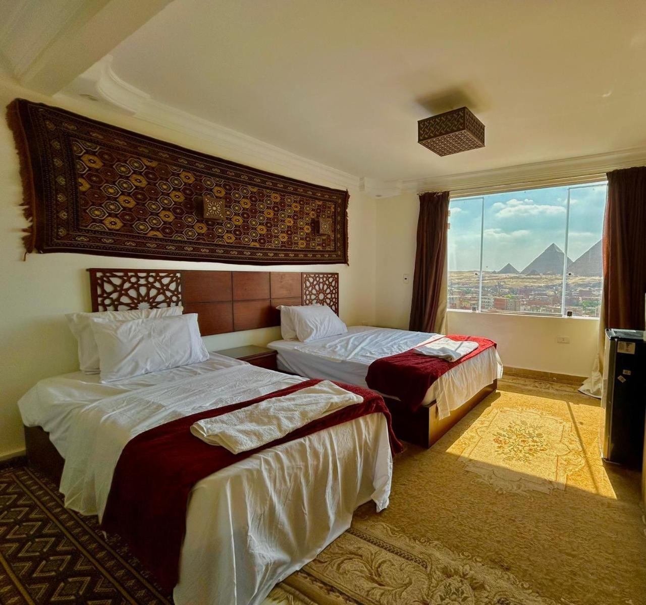 Oscar Pyramids View Otel Nazlet el-Sîsi Dış mekan fotoğraf