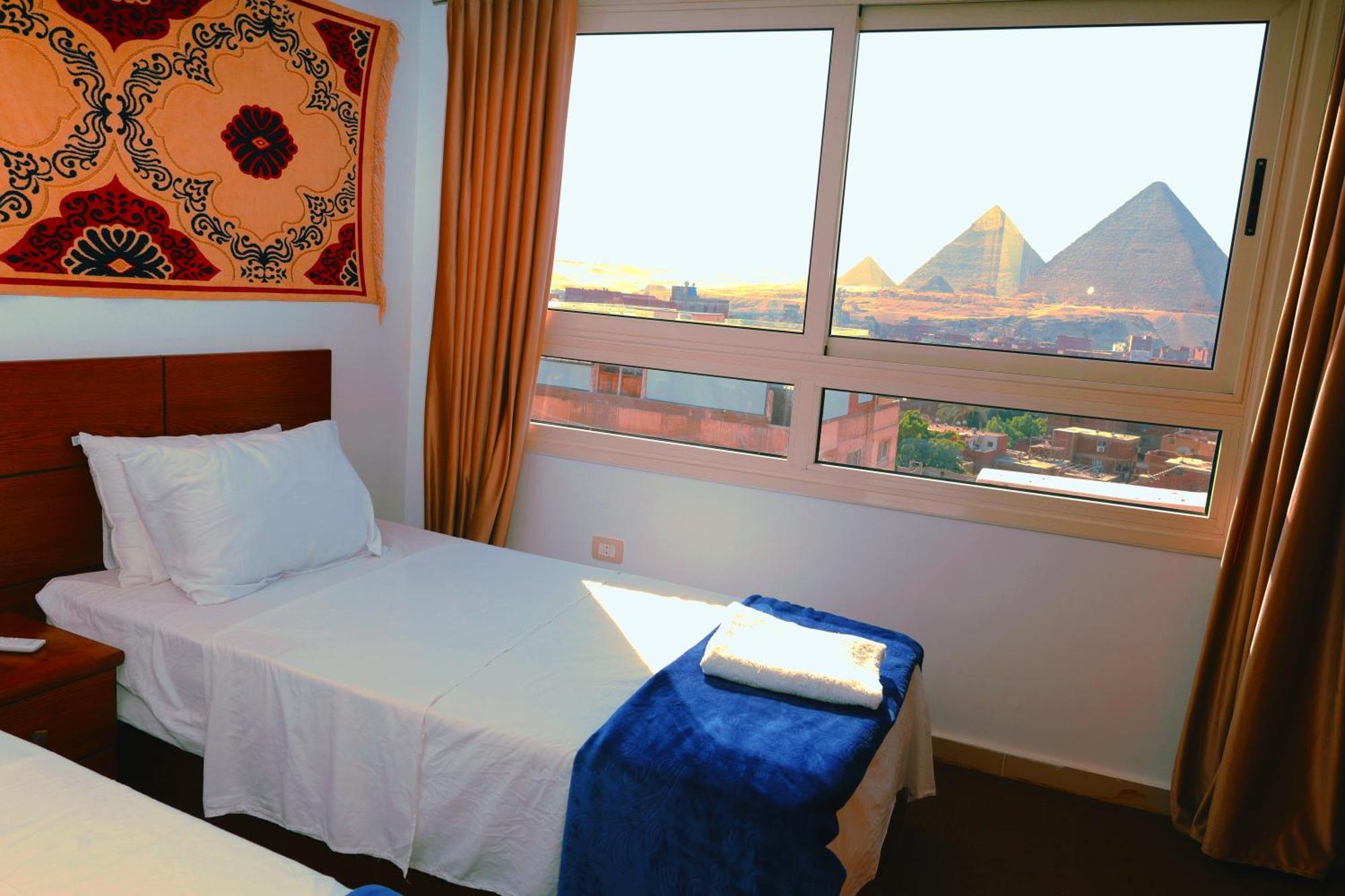 Oscar Pyramids View Otel Nazlet el-Sîsi Dış mekan fotoğraf
