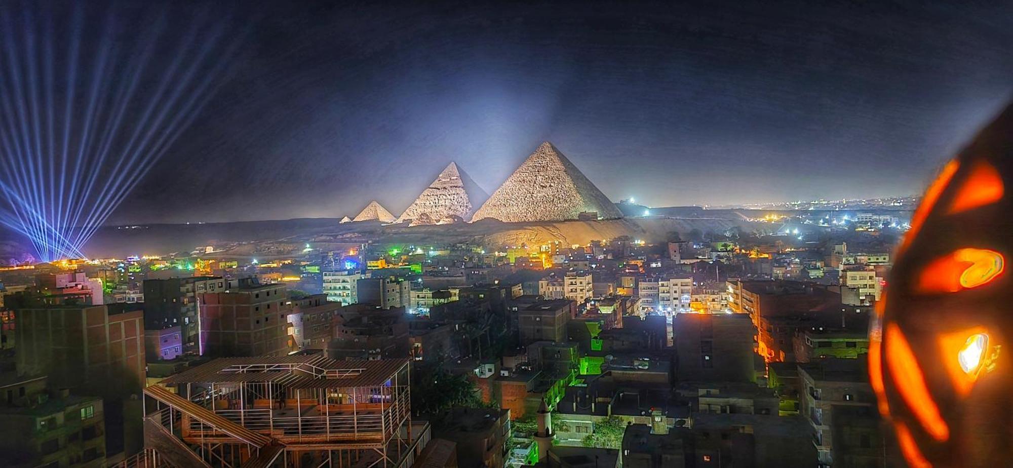 Oscar Pyramids View Otel Nazlet el-Sîsi Dış mekan fotoğraf