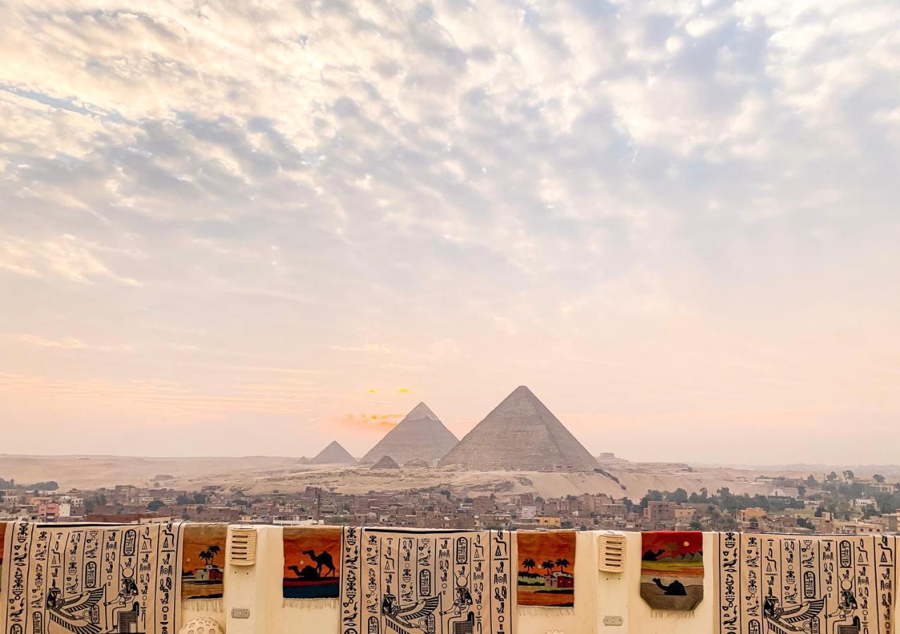Oscar Pyramids View Otel Nazlet el-Sîsi Dış mekan fotoğraf